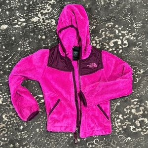 Little girls pink North face